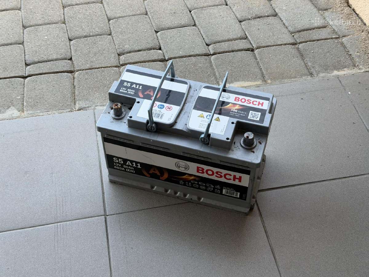 Bosch S5 A11 akumuliatorius - 80ah 800a Agm