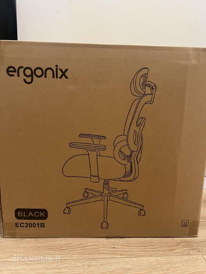 Ergonominė biuro kėdė „Ergocomfort 2.0, juoda