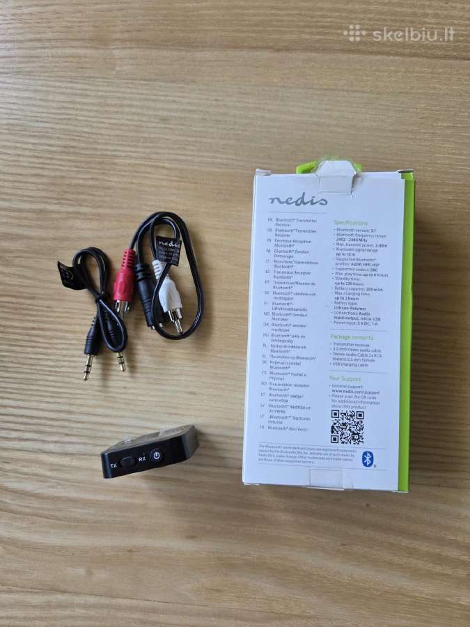 Nedis Bttc100bk Bluetooth siųstuvas-imtuvas - nuotraukos Nr. 5