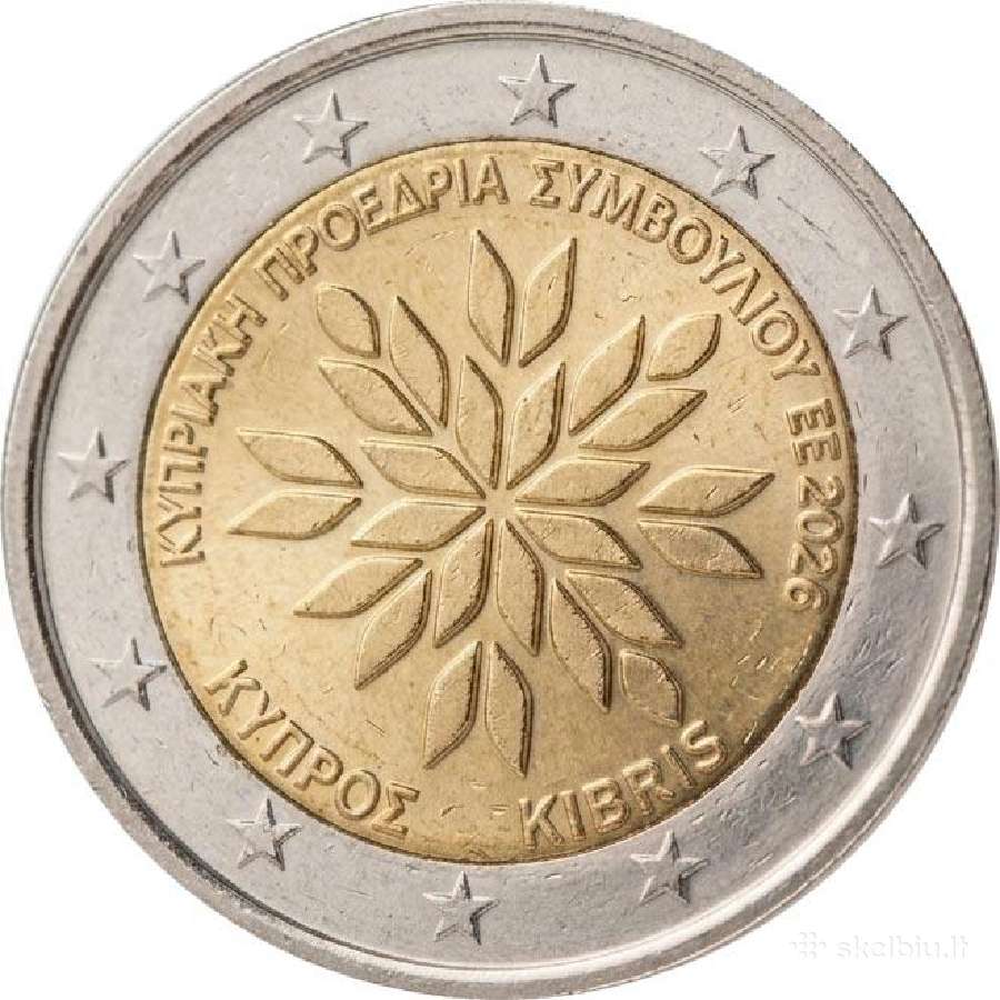 Kipras 2026 Proof Bu ir Unc monetos - nuotraukos Nr. 2