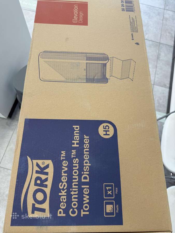 Parduodami du Tork H5 rankšluosčių laikikliai