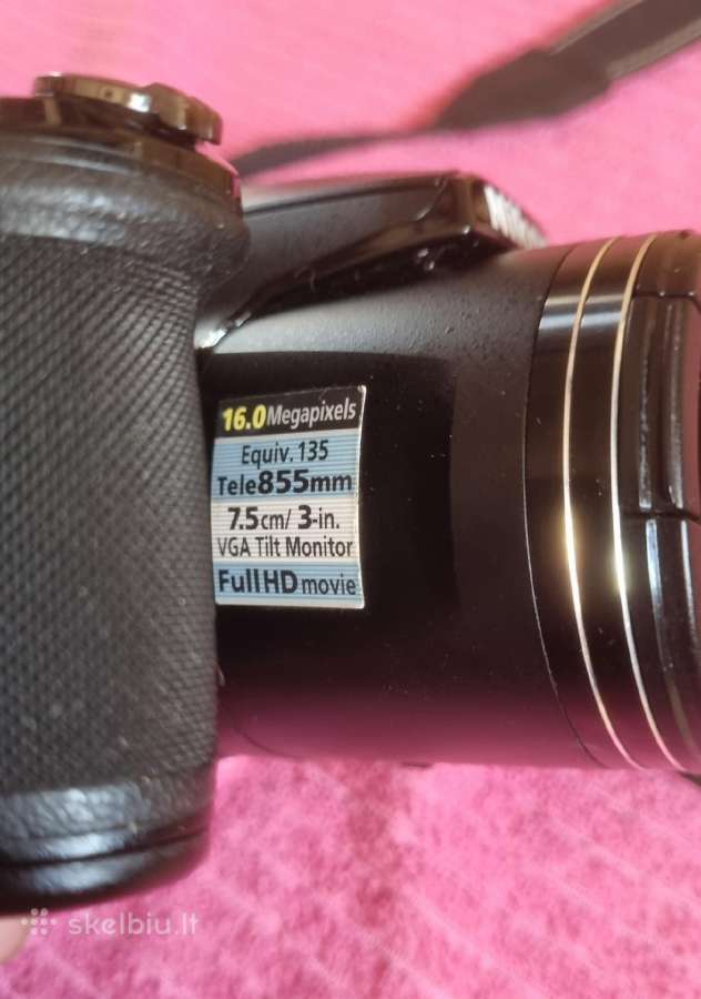Parduodu gera fotoaparatą Nikon coolpix l840 - nuotraukos Nr. 9