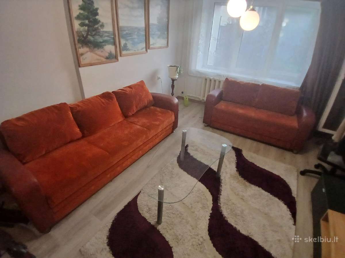 Svetainės baldu komplektas 3+2