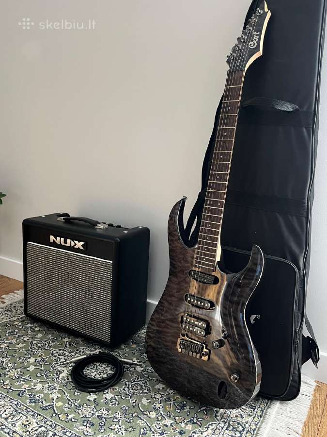 Cort Aero-11 Elektrinė gitara + Nux Mighty20mk