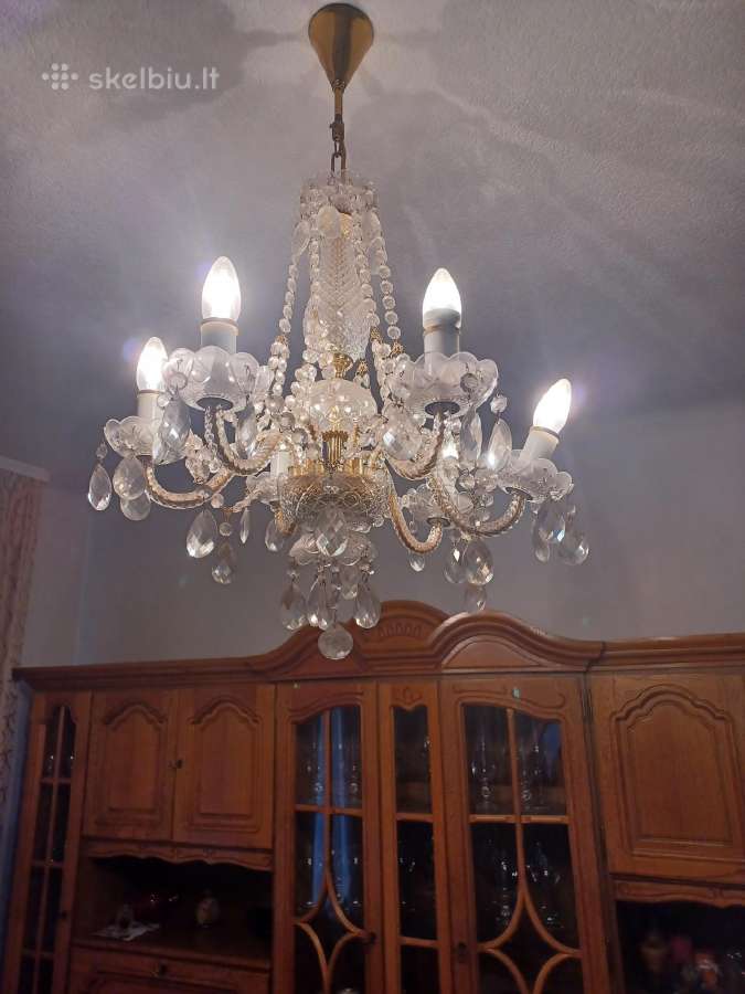 Sietynas su kalnų krištolu