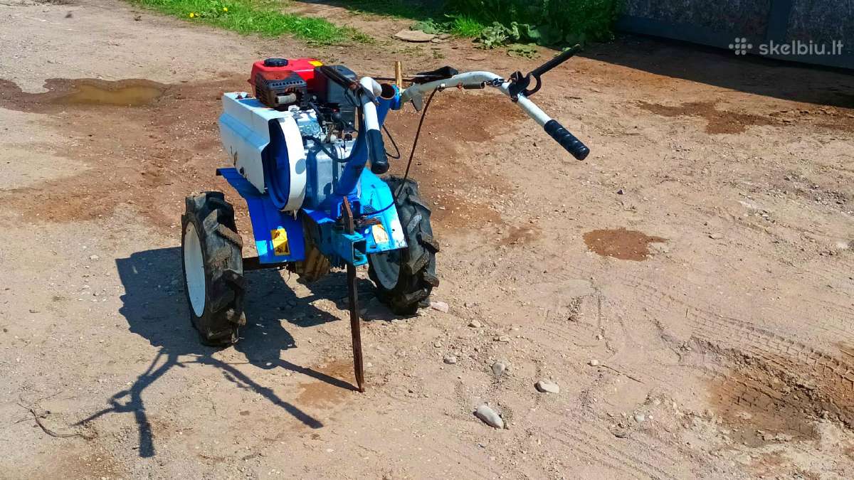 Motoblokas su visais padargais ir priekaba - nuotraukos Nr. 6