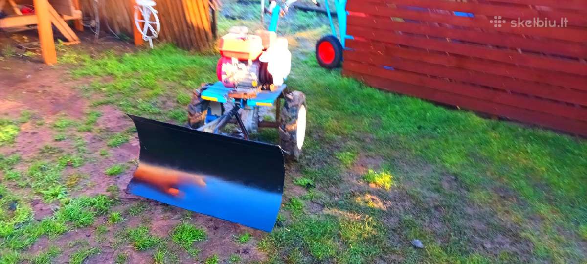 Motoblokas su visais padargais ir priekaba - nuotraukos Nr. 9