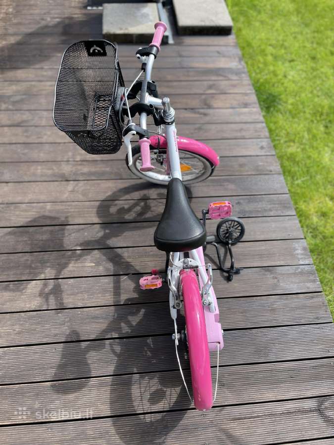 Vaikiskas dviratis mergaitei Btwin Docto Girl 500 - nuotraukos Nr. 3