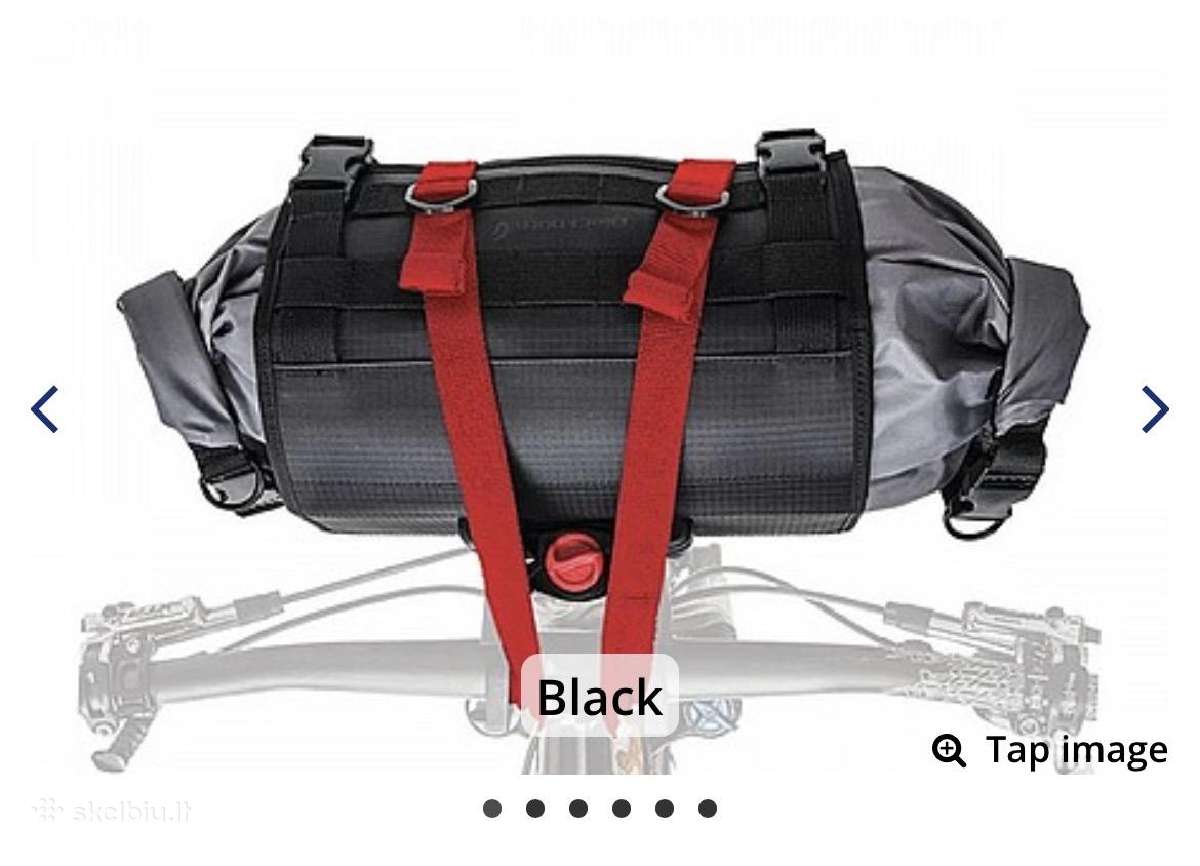 Blackburn Outpost handlebar roll + drybag bikepack