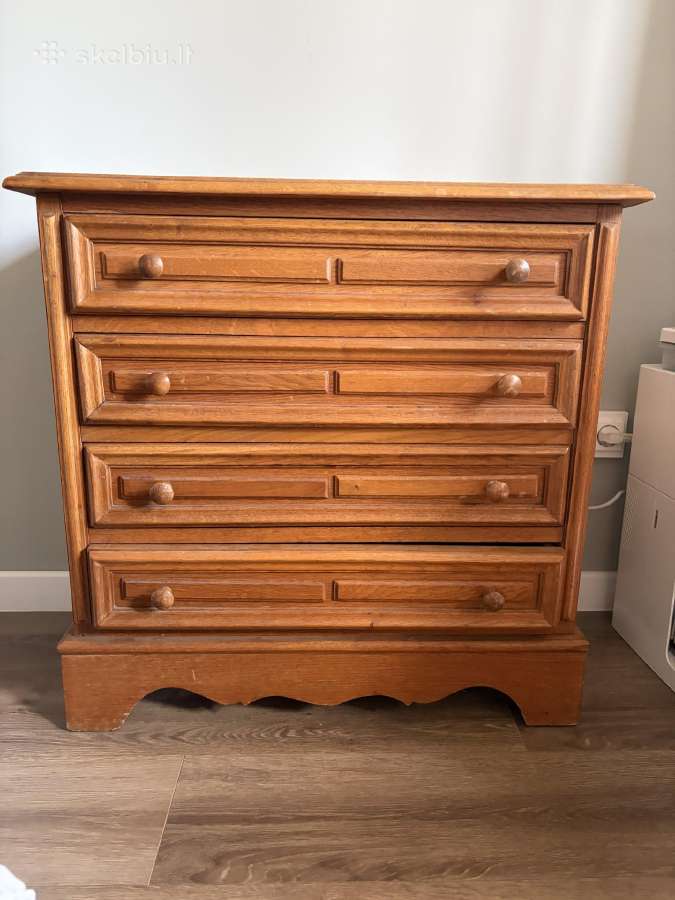 Vintage medinė komoda