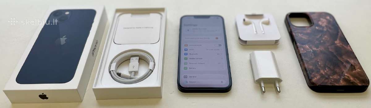 iPhone 13 256gb baterija 100% - nuotraukos Nr. 6