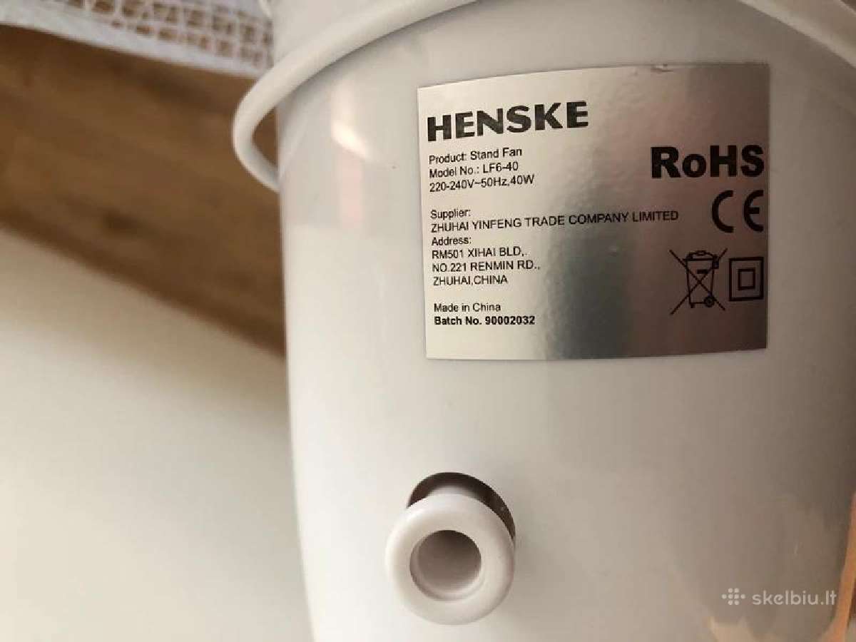 Henske Stand Fan - nuotraukos Nr. 4