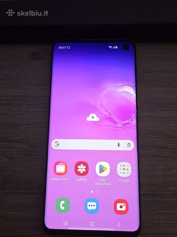 Isskirtinis Samsung S10 net 512gb talpos atminties