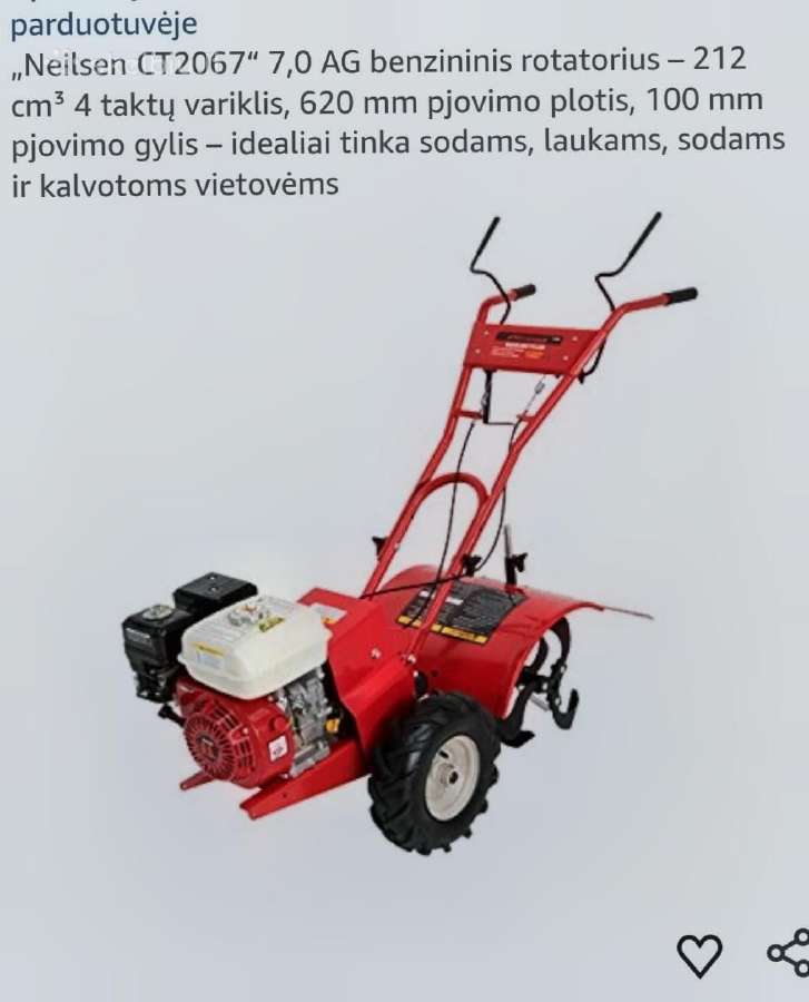Motoblokas, kultivatorius