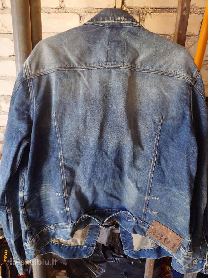 Vyriškas dzinsinis švarkas g-star Raw. - nuotraukos Nr. 3