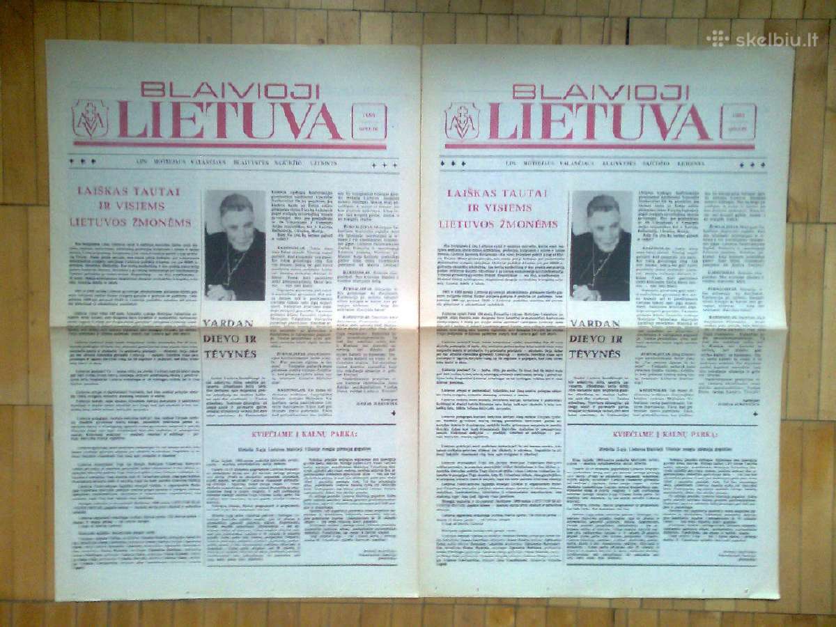 Ivairiu laikrasciu pats pirmasis numeris 1989m. - nuotraukos Nr. 5