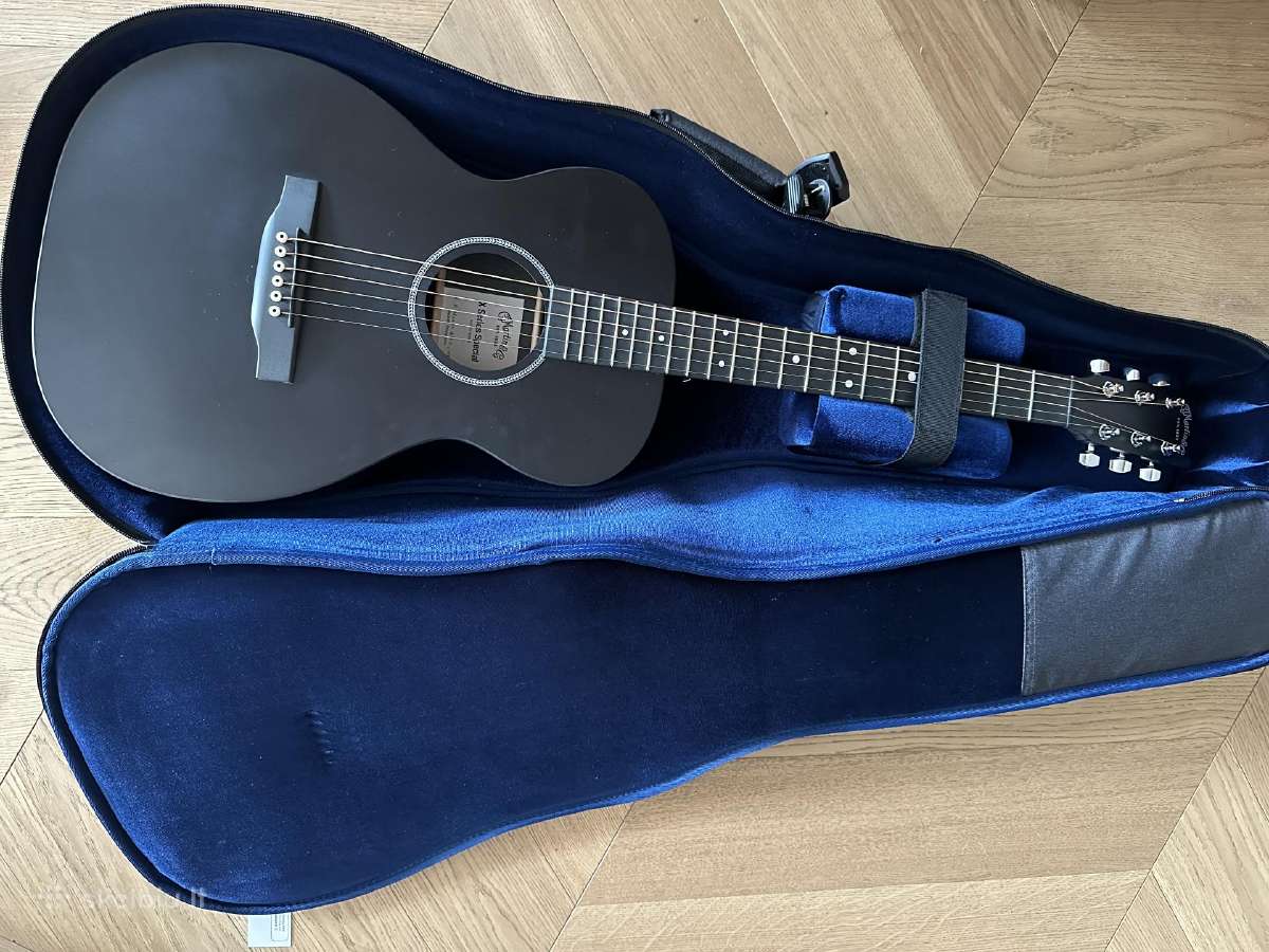 Martin&co akustinė juoda matinė gitara Nauja