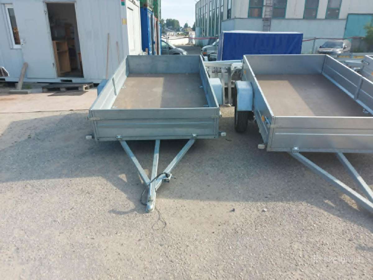 2,7 x 1,5m linginė uždaro metalo profilio priekaba - nuotraukos Nr. 2