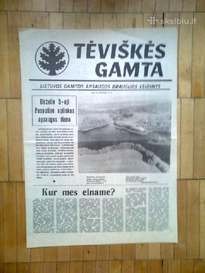 Ivairiu laikrasciu pats pirmasis numeris 1989m. - nuotraukos Nr. 3