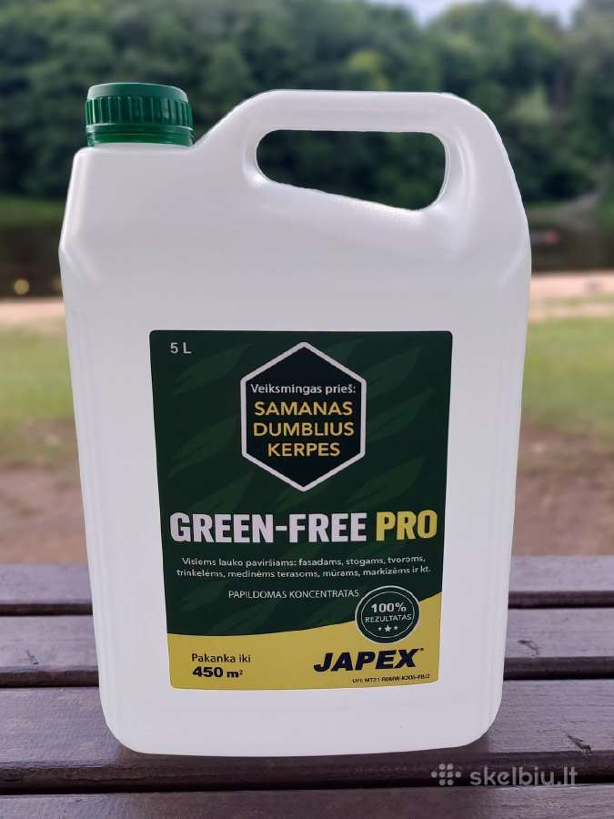 Samanų ir kerpių naikinimo priemonė Grenn-freee - nuotraukos Nr. 3