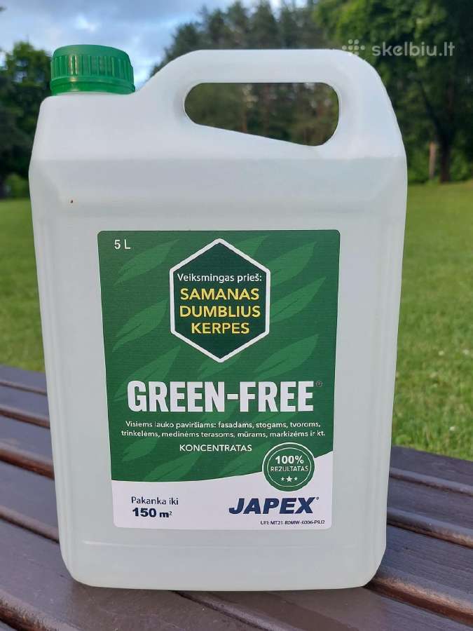 Samanų ir kerpių naikinimo priemonė Grenn-freee - nuotraukos Nr. 4