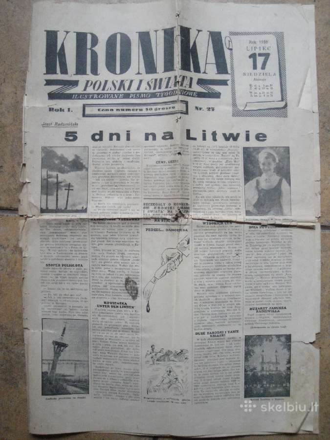 Kauno kronika 1938m.