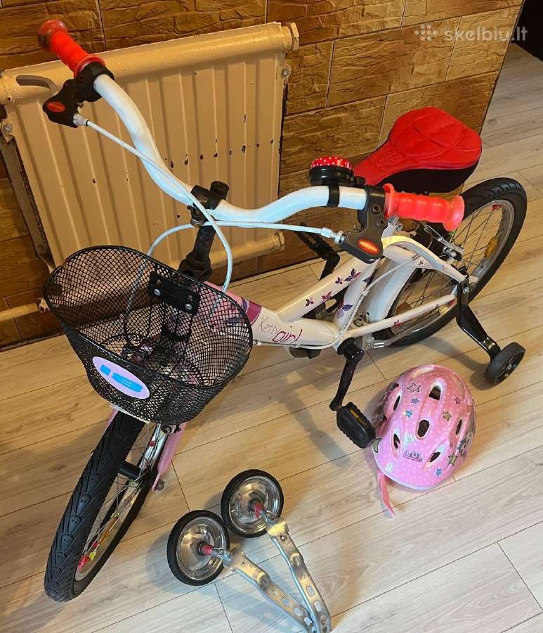 Vaikiškas dviratis 18" Torpado Ketty Girl + šalmas