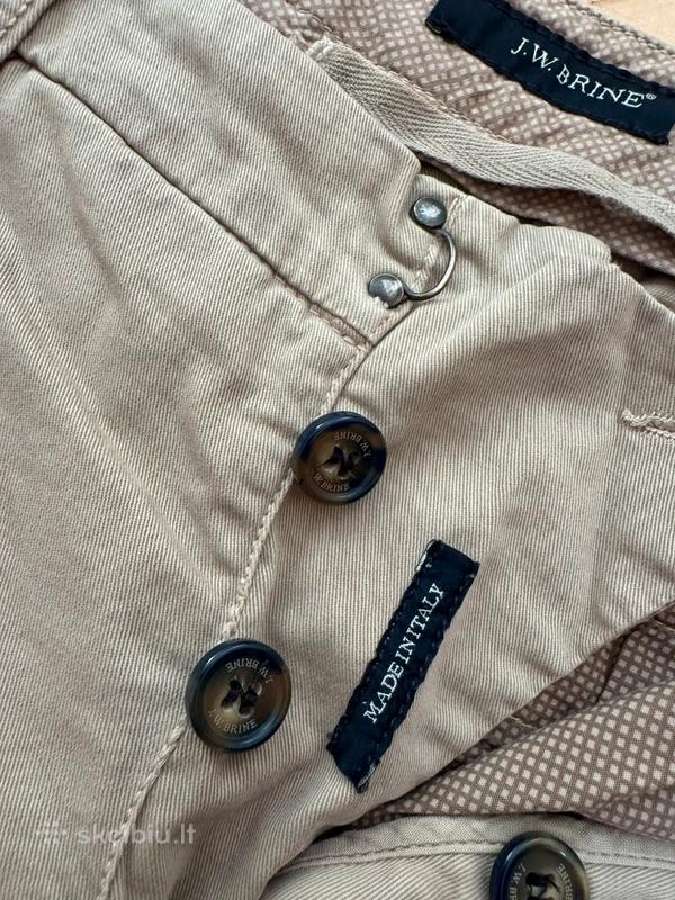 Premium itališkos „j.w. Brine“ medvilninės kelnės - nuotraukos Nr. 2