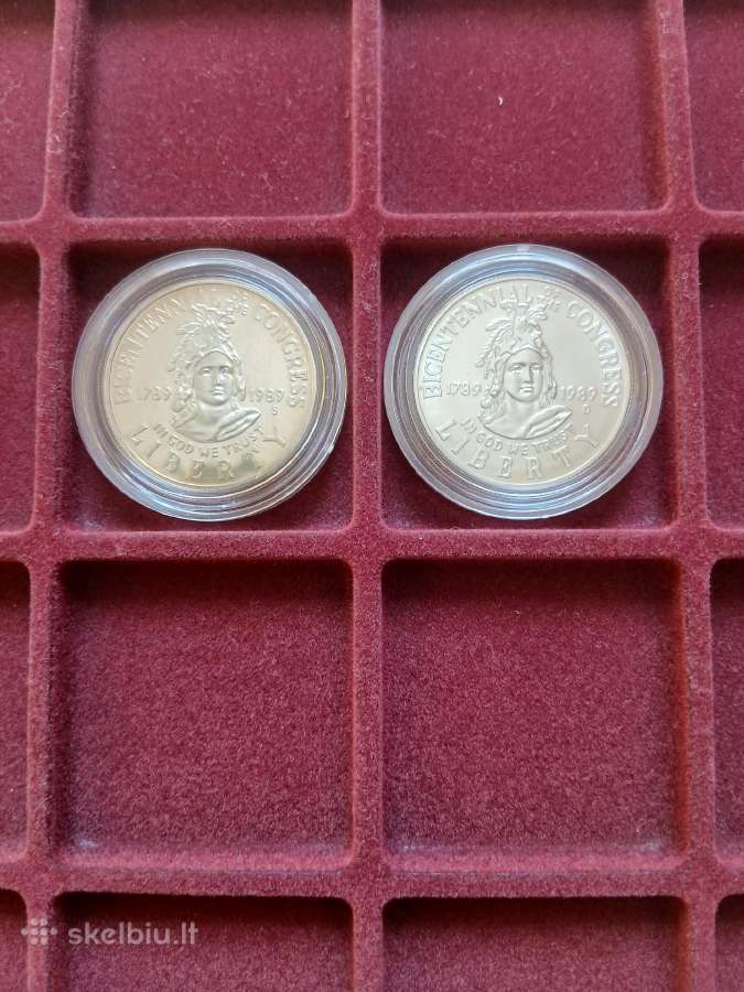 JAV 1989 S&d 1/2 Doleris Kongresas