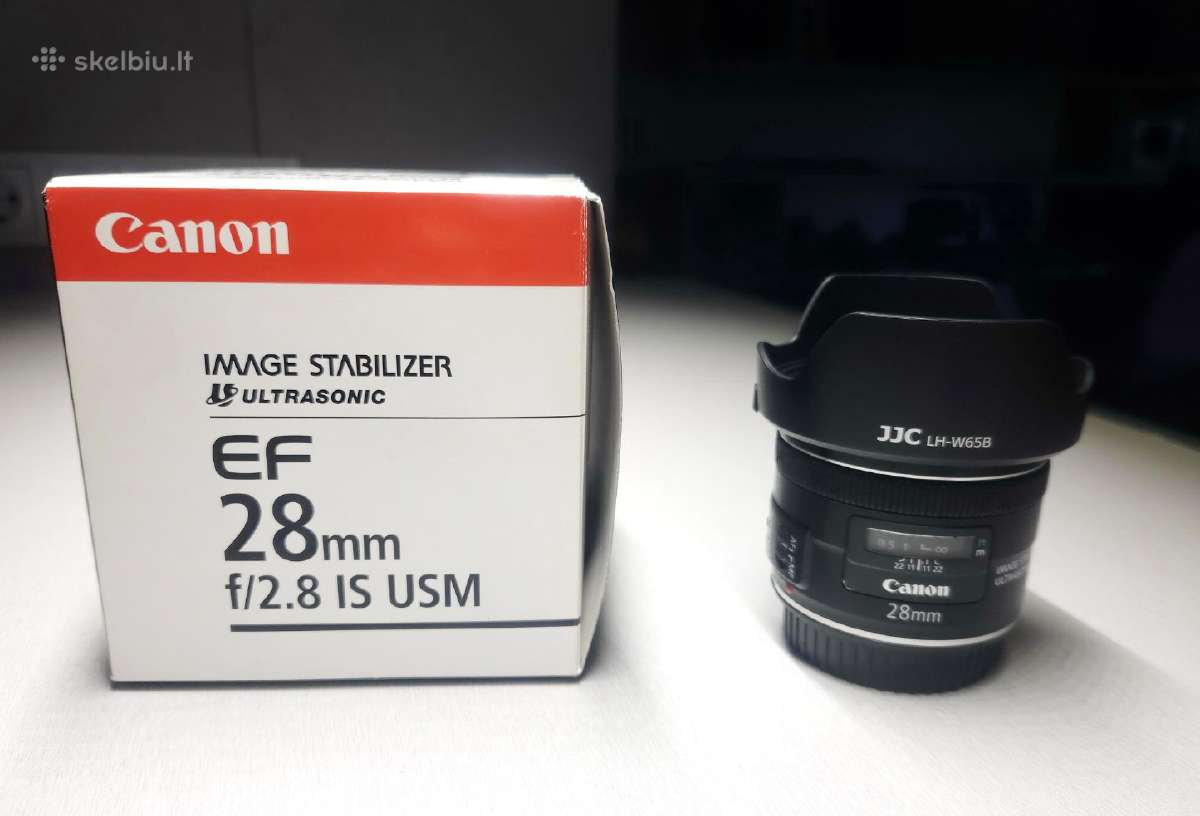 Canon Ef 28mm f/2.8 Is Usm objektyvas