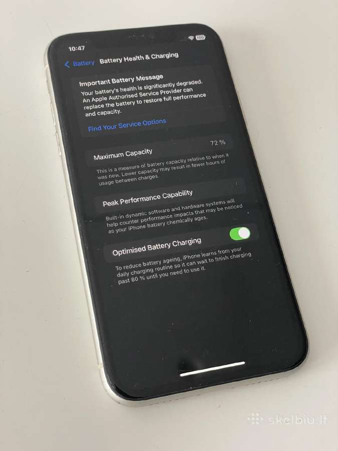 iPhone 11 128gb Baltas - nuotraukos Nr. 2