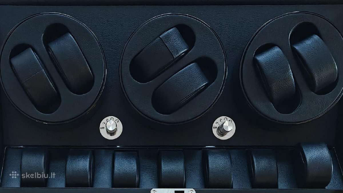 Laikrodžių prisukimo dėžutė (Watch Winder) - nuotraukos Nr. 3