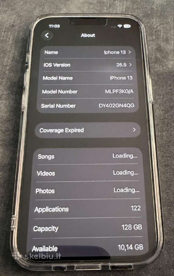 iPhone 13 128 GB - nuotraukos Nr. 3