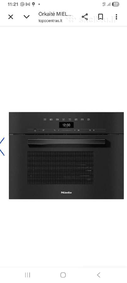 Miele nauja garine orkaite Dg7440