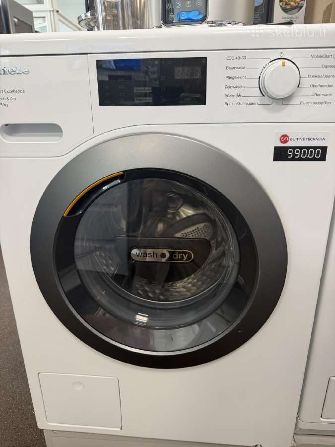 Skalbimo mašina - džiovyklė Miele Wtr870wpm