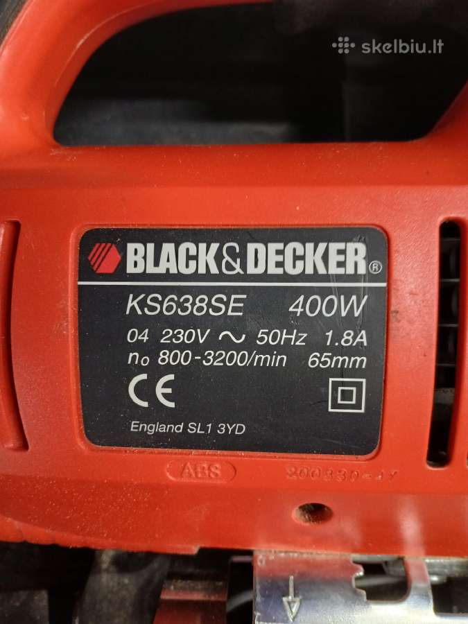 Siaurapjiuklis "black&decker" - nuotraukos Nr. 3