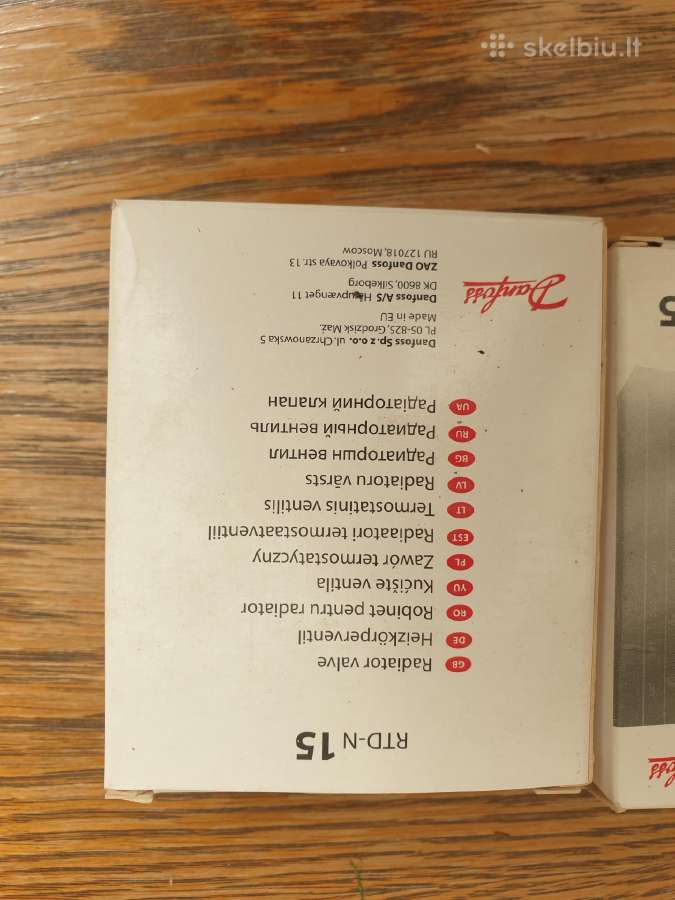 Termostatinis ventilis Rtd-n-15 - nuotraukos Nr. 2