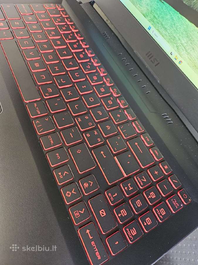 Msi Katana/15.6" /i5-11400h/16r/512ssd/rtx3060 6gb - nuotraukos Nr. 3