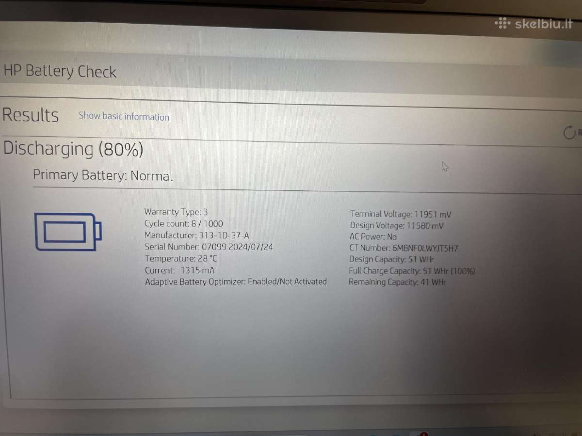 Hp Elitebook 835 G10 Ryzen7 7840u 32gb 512gb - nuotraukos Nr. 10