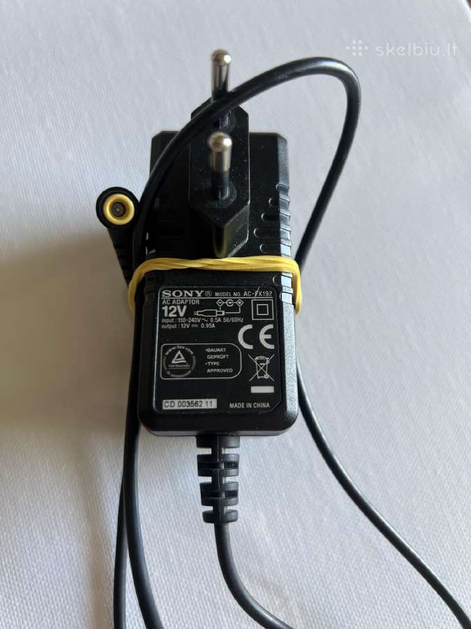 Sony Ac Adaptor Model-ac-fx192 Output-12v-0.95a