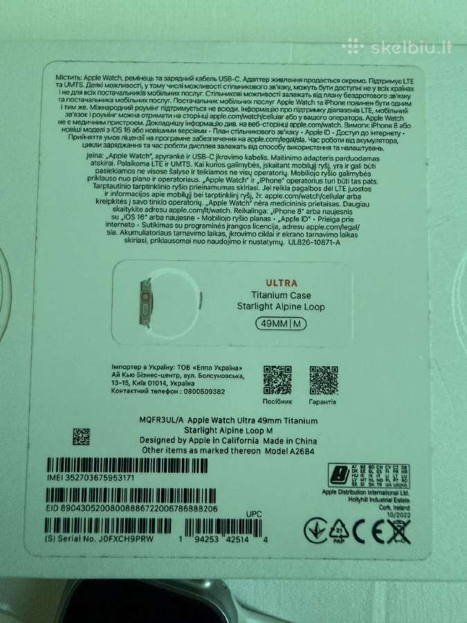 Apple watch Ultra 49 Mm - nuotraukos Nr. 4
