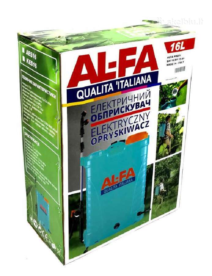 Akumuliatorinis purkštuvas Alfa 12ah 12v - nuotraukos Nr. 3