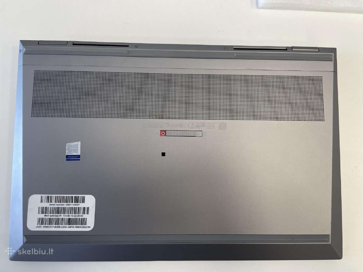 Hp Zbook Fury G7 i7-10850h 64gb RAM 1tb SSD - nuotraukos Nr. 6