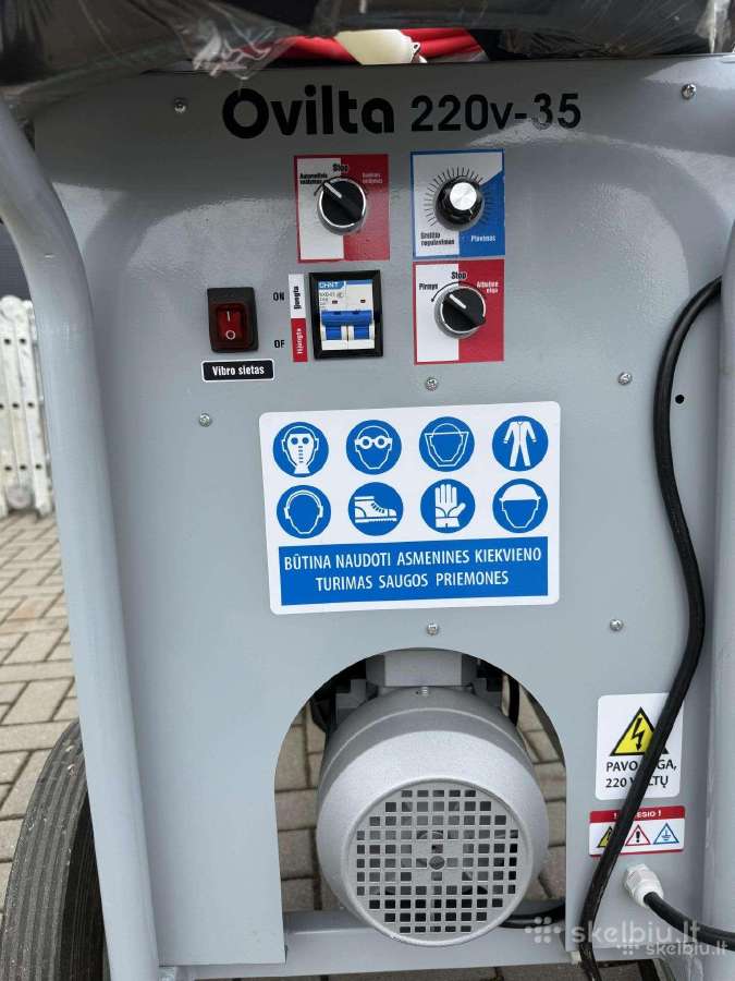 Sandėlio valymas! Naujas tinkavimo aparatas 220v - nuotraukos Nr. 4