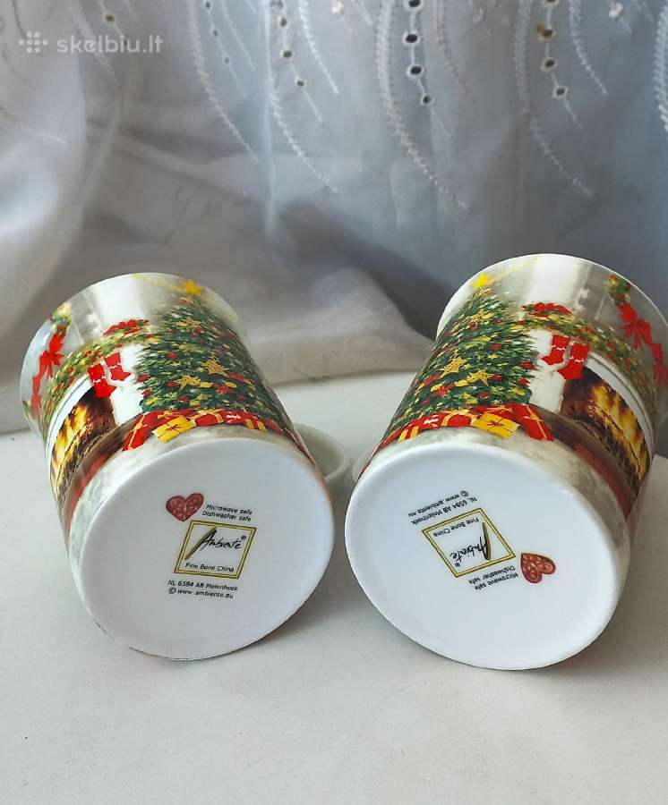 Kaulinio porceliano puodeliai, 300ml - nuotraukos Nr. 3