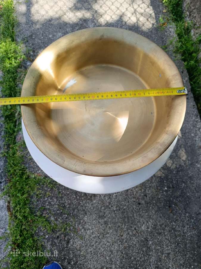 Žalvarinis dubuo skersmuo 36cm aukštis 9cm