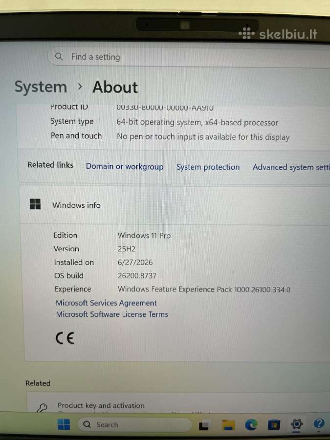 Elitebook 640 G10 i5-1345u 16gm RAM 512gb SSD - nuotraukos Nr. 9