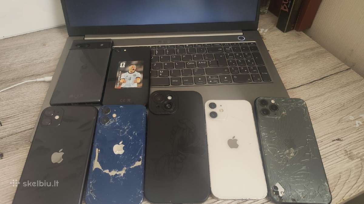Skubiai parduodu telefonus