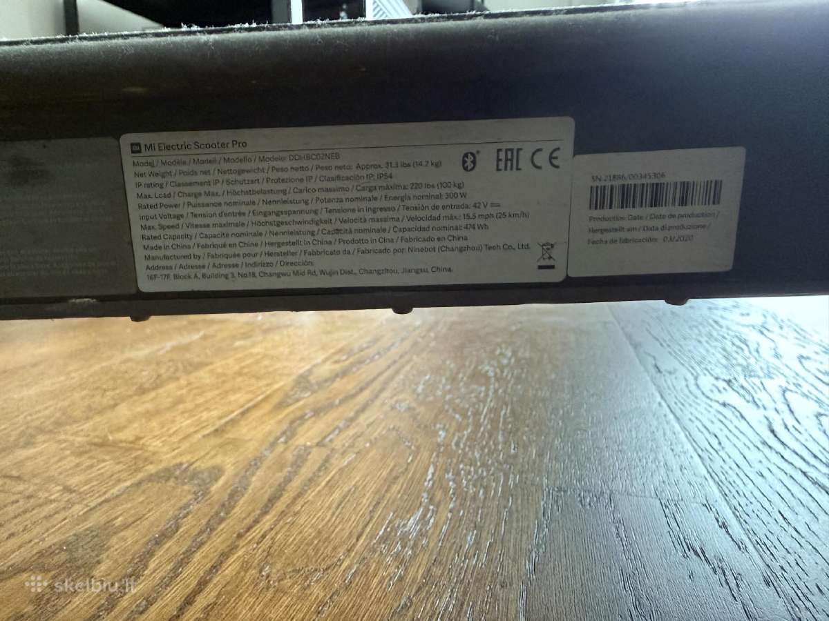 Xiaomi Mi Electric Scooter Pro - nuotraukos Nr. 3