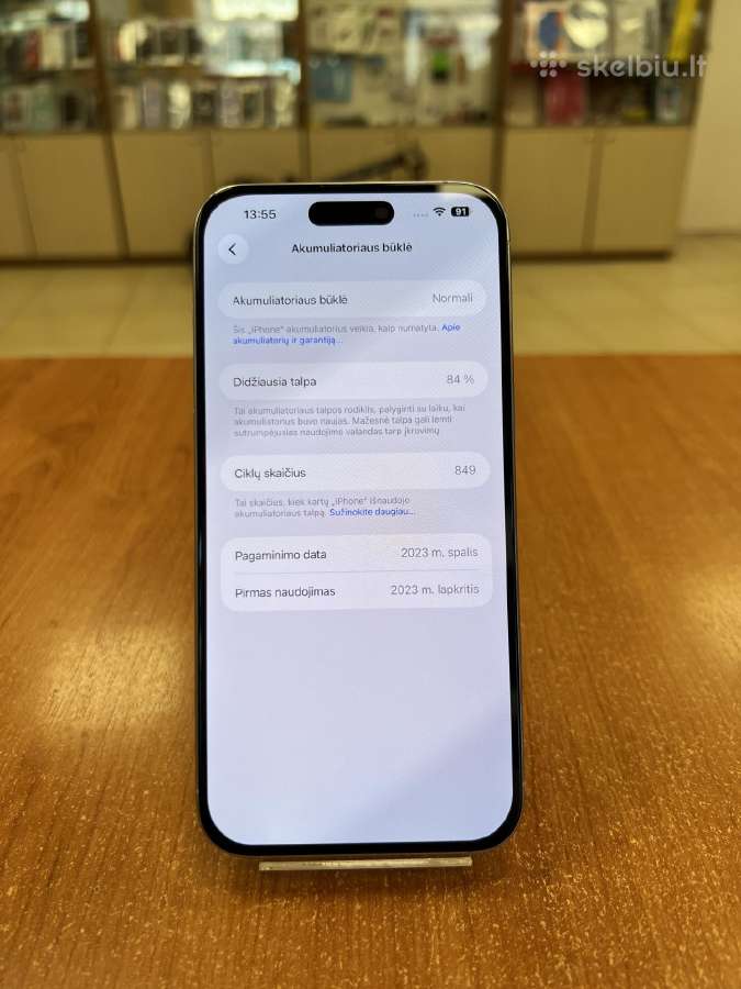 Apple iPhone 15 Pro Max 512 GB (Naudotas) - nuotraukos Nr. 2
